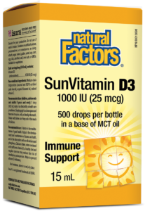 Vitamin D3 1000IU Drops 15ml - Lighten Up Shop